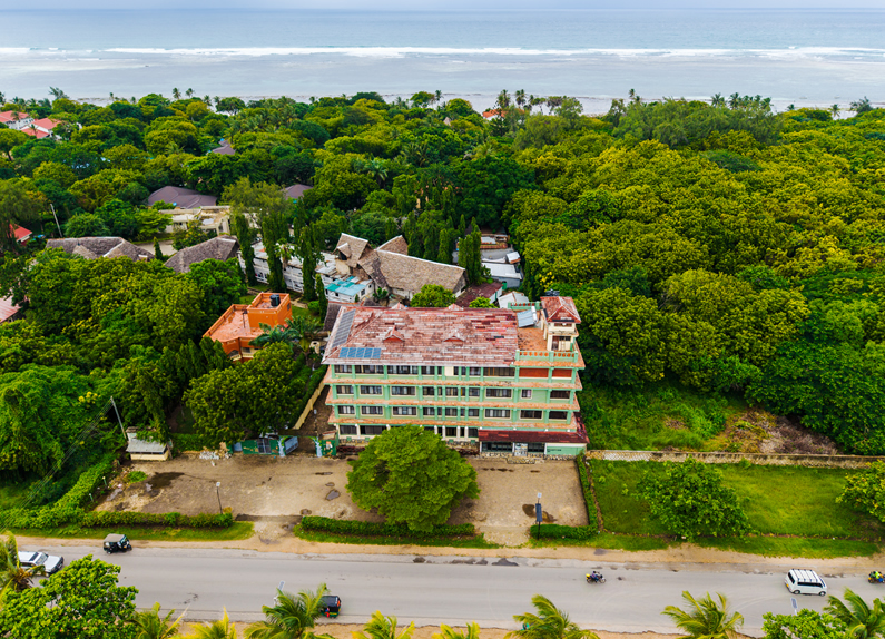 Gift Guest House exterior in Diani Beach Kenya